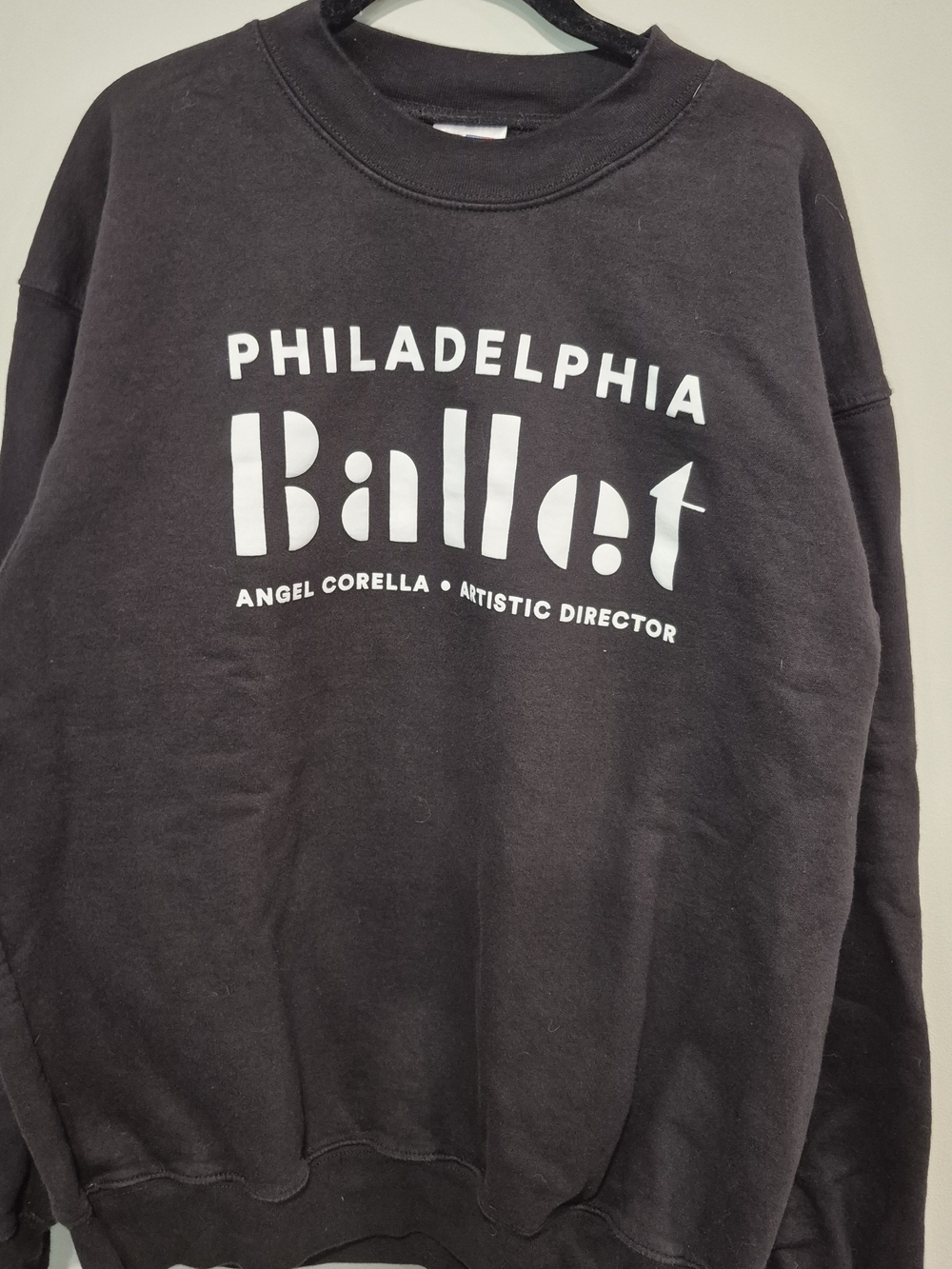 Philadelphia Ballet Black Graphic Crewneck Sweatshirt